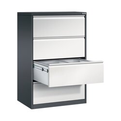 C+P Hängeregistraturschrank Acurado 787 x 1.357 x 590 mm (B x H x T) anthrazit
