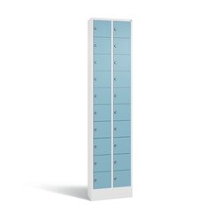 C+P 80700203S10159 Fachschrank 20Fächer 195x46x20cm ws/architekturbl