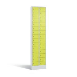 C+P 80700201S10007 Fachschrank 30Fächer 195x46x20cm lgr/clowngn