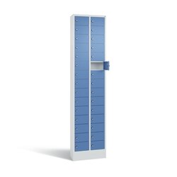 C+P 80700201S10021 Fachschrank 30Fächer 195x46x20cm lgr/fbl