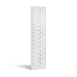 C+P 80700201S10142 Fachschrank 30Fächer 195x46x20cm ws/ws