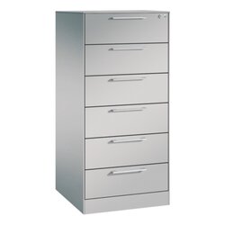 C+P 146224622S10007 Karteischrank Asisto A5 quer wsalu/wsalu