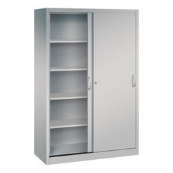 C+P Schiebetürenschrank Acurado 1.200 x 1.950 x 500 mm (B x H x T) weißaluminium