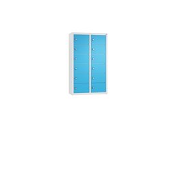 C+P 80700231S10008 Spind 12Fächer 77x46x20cm lgr/lbl