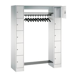 C+P Garderobenschrank Serie 8070 10 Fächer