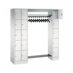 C+P Garderobenschrank Serie 8070 15 Fächer