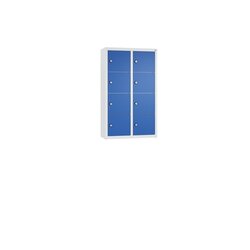 C+P 80700233S10003 Spind 8Fächer 77x46x20cm lgr/ebl