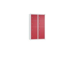 C+P 80700233S10011 Spind 8Fächer 77x46x20cm lgr/rrt