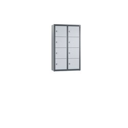 C+P 80700233S10050 Spind 8Fächer 77x46x20cm an/alu