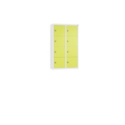 C+P 80700233S10051 Spind 8Fächer 77x46x20cm ws/clowngn