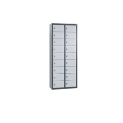 C+P 80700221S10032 Spind 18Fächer 113x46x20cm an/alu