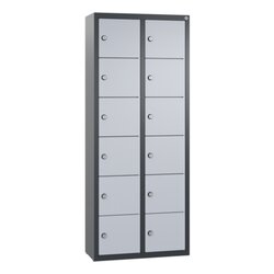 C+P 80700223S10033 Spind 12Fächer 113x46x20cm an/alu