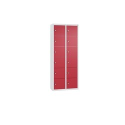 C+P 80700223S10023 Spind 12Fächer 113x46x20cm lgr/rrt
