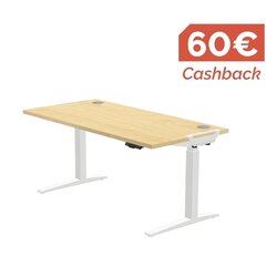 Fellowes® 9768201 Schreibtisch Levado 140x80cm ahorn