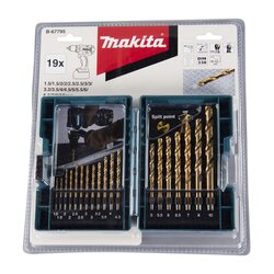 Makita® Bohrersatz Longlife HSS TiN 19 Teile