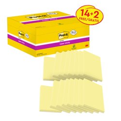 Post-it® 65416SYP Haftnotiz Super Sticky Promotion 76x76mm ge