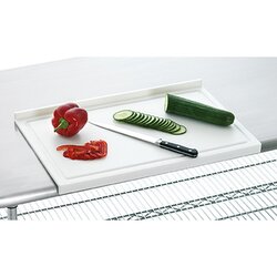 Bartscher A120588 Schneidbrett PE Stopperkante ws
