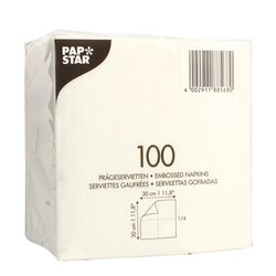 PAPSTAR 88568 Servietten 30x30cm ws 100St