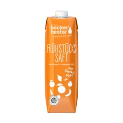 beckers bester 78652 Frühstückssaft 100% Direktsaft 6x1L