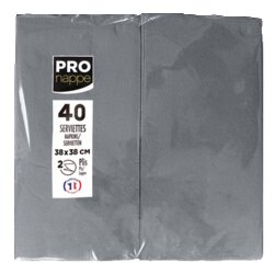 PROnappe SV623930I Serviette 38x38cm gr 40St 