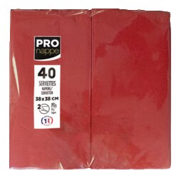 PROnappe SV623909I Serviette 38x38cm rt 40St 