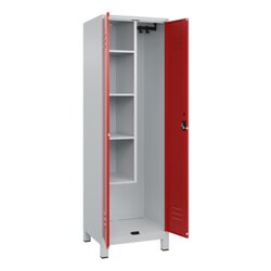C+P Putzmittelschrank Classic PLUS mit Standfuß lichtgrau