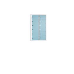 C+P 80700231S10067 Spind 12Fächer 77x46x20cm ws/architekturbl