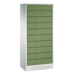 C+P 480202210S10349 Spind Evolo48 Steckplatz 180x81x50cm lgr/resedagn