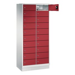 C+P 480202210S10202 Spind Evolo48 Steckplatz 180x81x50cm lgr/rrt