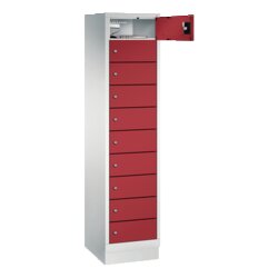 C+P 480201210S10191 Spind Evolo48 Steckplatz 185x42x50cm lgr/rrt