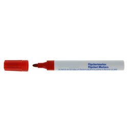 Neutralware 304035730 Flipchartmarker Rundspitze 1,5-3mm rot