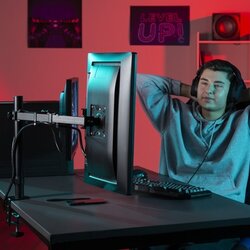 Hama Monitorschwenkarm FULLMOTION 2 Arme