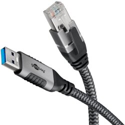Goobay® 70299 Goobay® LAN-Kabel USB-A 1m 