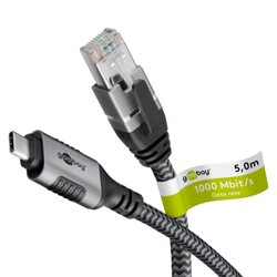 Goobay® 70752 Goobay® LAN-Kabel USB-A 5m 