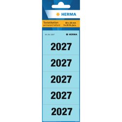 HERMA 1687 Herma Jahresschild 2027 60x26mm sk 100St