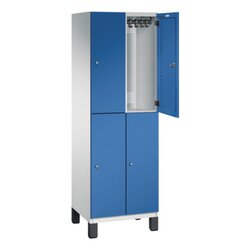 C+P Kleiderspind Cambio 600 x 1.980 x 525 mm (B x H x T) lichtgrau