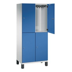 C+P Kleiderspind Cambio 800 x 1.980 x 525 mm (B x H x T) lichtgrau