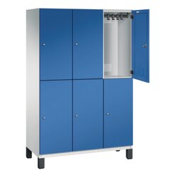 C+P Kleiderspind Cambio 1.200 x 1.980 x 525 mm (B x H x T) lichtgrau