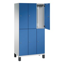 C+P Kleiderspind Cambio 900 x 1.980 x 525 mm (B x H x T) lichtgrau