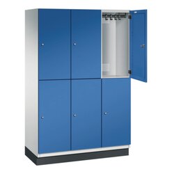 C+P Kleiderspind Cambio 1.200 x 1.950 x 525 mm (B x H x T) lichtgrau