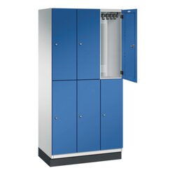 C+P Kleiderspind Cambio 900 x 1.950 x 525 mm (B x H x T) lichtgrau