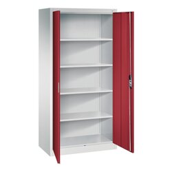C+P Flügeltürenschrank Acurado 5 Ordnerhöhen 930 x 1.950 x 500 mm (B x H x T) lichtgrau