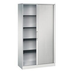 C+P Rollladenschrank Asisto 5 Ordnerhöhen 1.000 x 1.980 x 435 mm (B x H x T) lichtgrau
