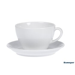 Esmeyer® 433-213 Cappuccinotasse Bistro 52 ws 6 St./Pack. +Untertasse