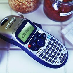 DYMO® Beschriftungsgerät LetraTag® 100H blau/silber