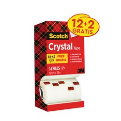 Scotch® 6-1933R14 Scotch Klebeband Crystal 19mmx33 m 14St