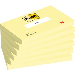 Post-it® Haftnotiz Notes 6 Block/Pack.
