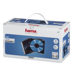 Hama 00051269 Hama CD-Leerhülle SlimLine tr/sw 50St