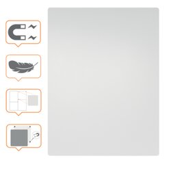 Nobo® 1915656 Nobo Whiteboard rahmenlos 600x450mm