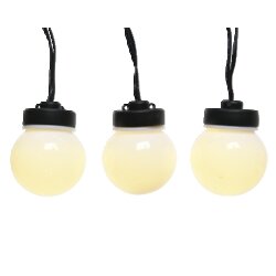 LUMINEO Lichterkette 5 cm x 9,5 m (Ø x L)